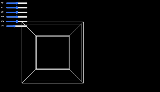 Tesseract rendering